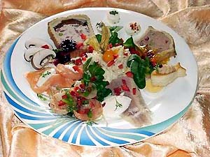Gourmet-Vorspeisenteller Gourmet-Vorspeisenteller